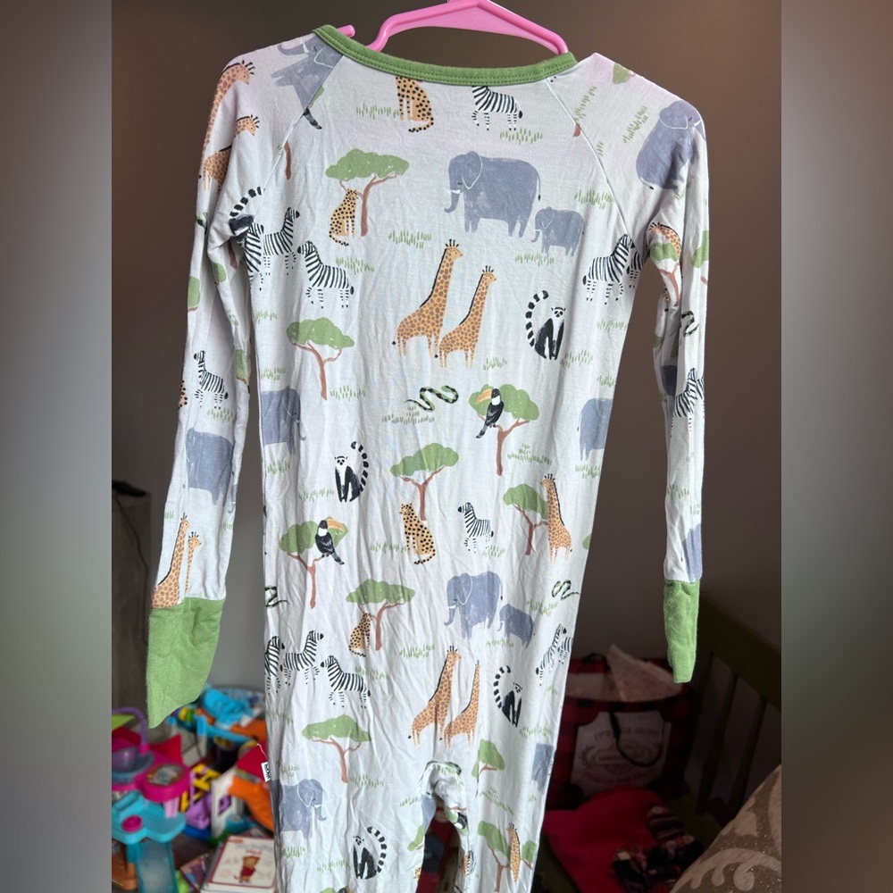 Little Sleepies Safari Friends Zippy Pajamas Size 3T GUC - Picture 6 of 10